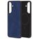 Mobiparts Classic Samsung Galaxy A57 MagSafe TPU / Similicuir Coque arrière - Sapphire Blue