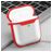 Mobigear Shockproof Coque Apple AirPods 1 Coque Rigide Antichoc - Rouge