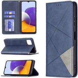 Mobigear Rhombus Slim Housse Samsung Galaxy A22 5G Etui - Bleu