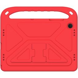 Mobigear AeroArmor Coque Samsung Galaxy Tab A11 Plus Coque de tablette pour enfants avec Poignée Enfants en EVA + Porte-crayon - Rouge