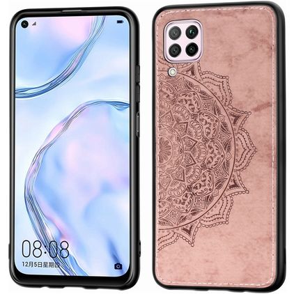 Mobigear Mandala Coque Huawei P40 Lite Coque arrière Rigide - Rose doré