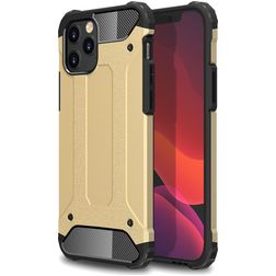 Mobigear Outdoor Coque iPhone 12 Pro Max Coque arrière Rigide Anti-Chocs - Or