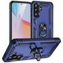 Mobigear Armor ring Coque Samsung Galaxy A37 Coque arrière Rigide Anti-Chocs avec Anneau-Support - Bleu