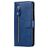 Mobigear Zipper Housse Xiaomi Redmi Note 9 Etui Porte-Monnaie - Bleu