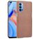 Mobigear Croco Coque OPPO Reno 4 Coque arrière Rigide - Marron