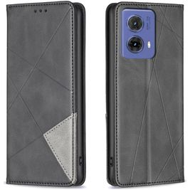 Mobigear Rhombus Slim Housse Motorola Moto G85 Etui - Noir