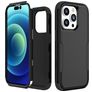 Mobigear Ultra Tough Coque iPhone 15 Pro Coque arrière Rigide Anti-Chocs - Noir