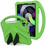 Mobigear AeroArmor Coque iPad 11 (2025) Coque de tablette pour enfants avec Poignée Enfants en EVA + Porte-crayon - Vert