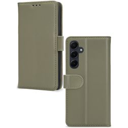 Mobilize Premium Gelly Wallet Housse Samsung Galaxy A55 Etui Porte-Monnaie - Vert