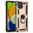 Mobigear Armor Ring Samsung Galaxy A03 Plastique rigide Coque arrière Antichoc avec bague de maintien - Or