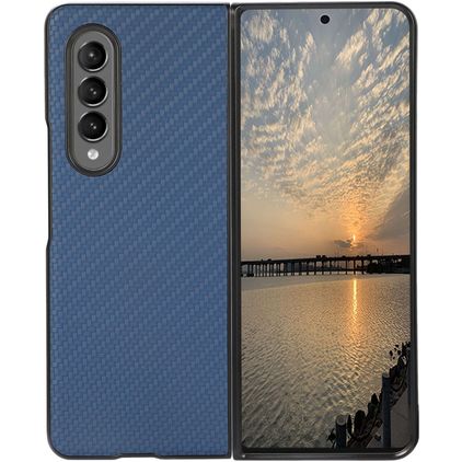 Mobigear Race Coque Samsung Galaxy Z Fold 3 Coque arrière en TPU Souple - Bleu