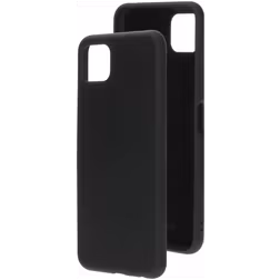 Mobiparts Coque Samsung Galaxy A22 5G Coque arrière en Silicone - Noir