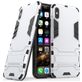 Mobigear Armor Stand Coque iPhone XS Max Coque arrière Rigide Anti-Chocs avec Support Amovible - Argent