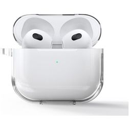 Mobigear Coque Silicone souple pour Apple AirPods 3 - Transparent