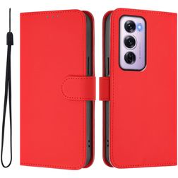 Mobigear Urban Wallet Housse OPPO Reno 12 Pro Etui Porte-Monnaie - Rouge