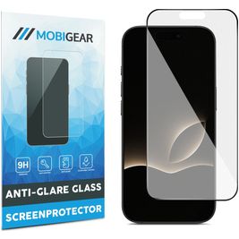 Mobigear Premium iPhone Air Verre trempé Protection d'écran Anti-Glare - Compatible Coque - Noir