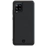Valenta Snap Coque Samsung Galaxy A42 Coque arrière en Cuir Véritable - Noir