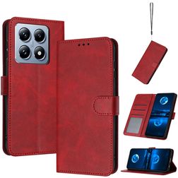 Mobigear Wallet Housse Xiaomi 14T Etui Porte-Monnaie - Rouge