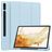 Mobigear Tri-Fold Gel Samsung Galaxy Tab S9 Plus TPU / Similicuir Étui + Porte-stylet - Bleu