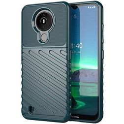 Mobigear Groove Coque Nokia 1.4 Coque arrière en TPU Souple - Vert