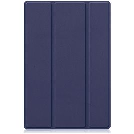 Mobigear Tri-Fold Gel Coque Samsung Galaxy Tab A8 10.5 (2021) Etui en TPU,Similicuir - Bleu