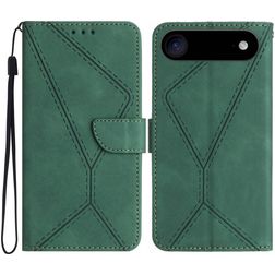 Mobigear Stitch iPhone Air Étui Portefeuille - Vert