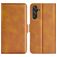 Mobigear Slim Magnet Housse Samsung Galaxy M55 Etui Porte-Monnaie - Cognac