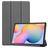Mobigear Tri-Fold Samsung Galaxy Tab S6 Lite Étui - Gris
