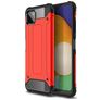 Mobigear Outdoor Coque Samsung Galaxy A22 5G Coque arrière Rigide Anti-Chocs - Rouge
