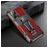 Mobigear Armor Stand Coque Samsung Galaxy A52 Coque arrière Rigide Anti-Chocs avec Support Amovible - Rouge