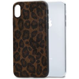 Mobilize Gelly Coque iPhone XS Coque arrière en TPU Souple - Leopard