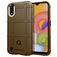 Mobigear Rugged Shield Coque Samsung Galaxy A01 Coque arrière en TPU Souple Anti-Chocs - Marron