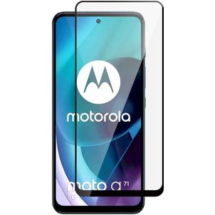 Mobigear Premium Motorola Moto G71 5G Verre trempé Protection d'écran - Compatible Coque - Noir