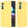 Mobigear Rubber Touch Coque Motorola Edge 30 Coque arrière en Silicone - Jaune