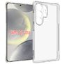 Mobigear Cushion Coque Transparente Samsung Galaxy S25 Ultra Coque arrière en TPU Souple - Transparent