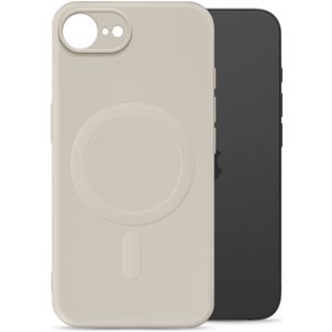 My Style Protective Flex Coque iPhone 16e MagSafe Coque arrière en TPU Souple - Antique White