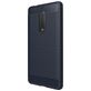 Mobigear Brushed Slim Coque Nokia 5 Coque arrière en TPU Souple - Bleu