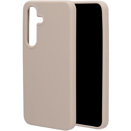 Mobiparts Coque Samsung Galaxy S25 Coque arrière en Silicone - Soft Salmon