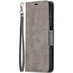 Mobigear Retro Lambskin Wallet Case Gray Samsung Galaxy A32 5G