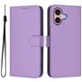 Mobigear Urban Wallet Housse iPhone 16 Etui Porte-Monnaie - Violet
