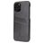 Fierre Shann Premium Card Coque iPhone 12 Pro Coque arrière avec Porte-Cartes - Gris