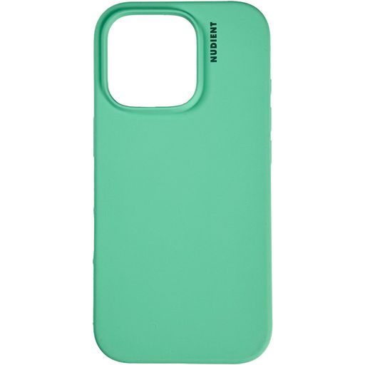 Nudient Base Coque iPhone 16 Pro Max Coque arrière en Silicone - Mint Green