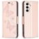 Mobigear Butterfly Housse Samsung Galaxy S23 FE Etui Porte-Monnaie - Rose doré
