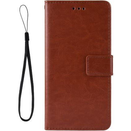 Mobigear Wallet Housse OPPO Reno 3 Pro Etui Porte-Monnaie - Marron