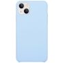 Mobigear Rubber Touch Coque iPhone 15 Coque arrière en Silicone - Bleu