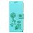 Mobigear Roses Xiaomi Redmi Note 9 Pro Étui Portefeuille - Turquoise
