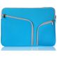 Mobigear Double Zipper Pochette Ordinateur portable en Neoprène 11 Pouces Housse ordinateur - Bleu
