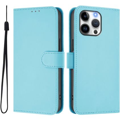 Mobigear Urban Wallet Housse iPhone 16 Pro Max Etui Porte-Monnaie - Bleu