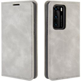 Mobigear Retro Slim Housse Huawei P40 Etui Porte-Monnaie - Gris