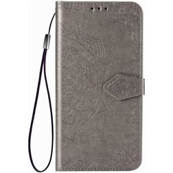 Mobigear Mandala Housse OPPO Reno 3 Pro Etui Porte-Monnaie - Gris
